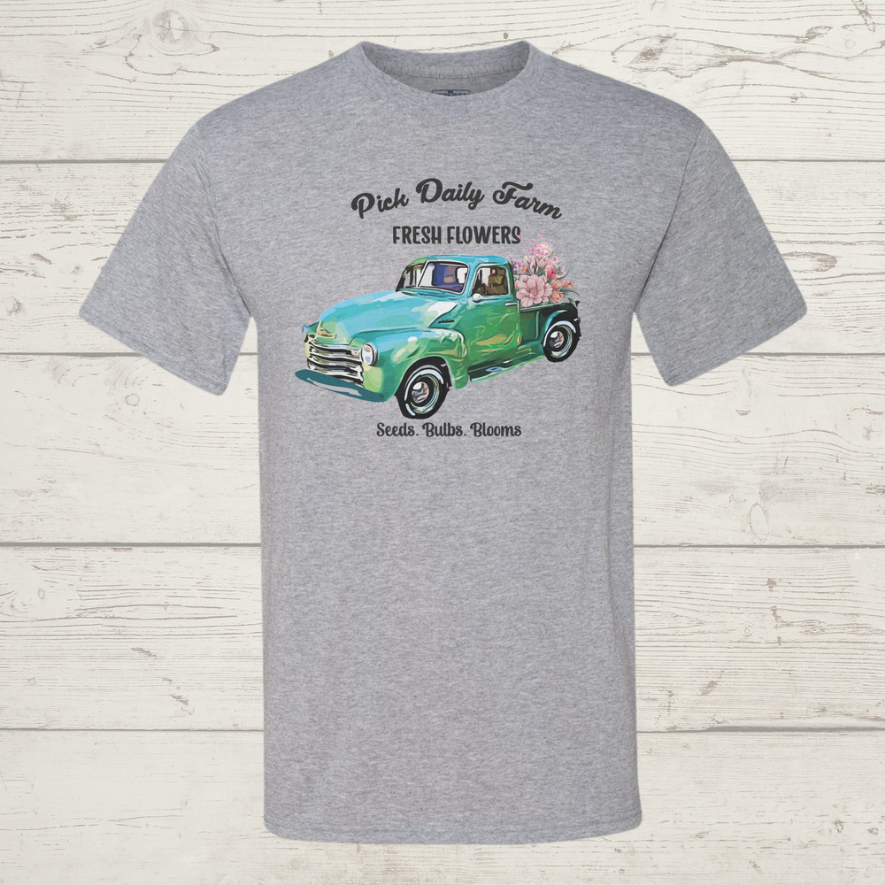 Spring Sublimated Gray Tee Medium